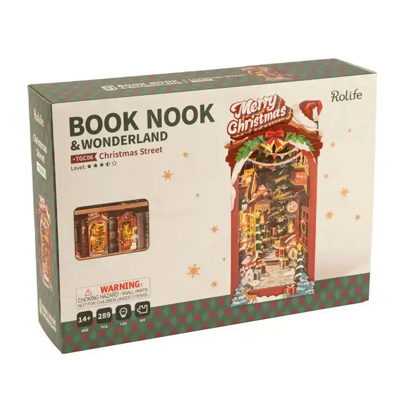 Book Nook Escena Navideña Interior - 2025