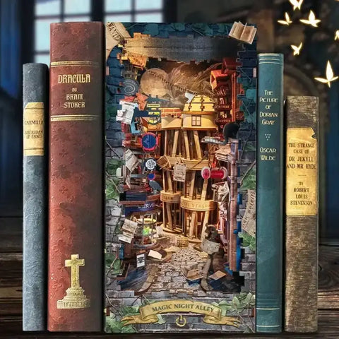 Book Nook Magic Night Alley - 2025