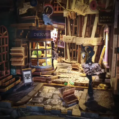 Book Nook Magic Night Alley - 2025