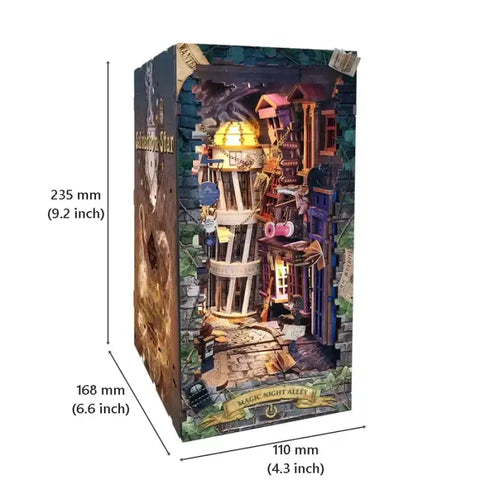 Book Nook Magic Night Alley - 2025