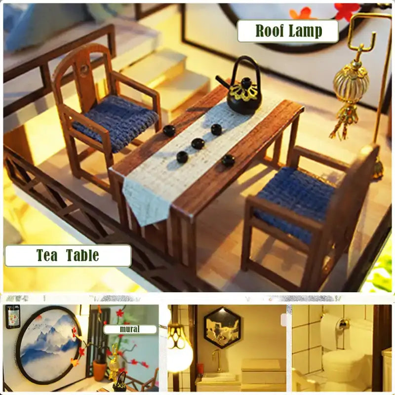Casa Miniatura Encanto de Bambú - 2024