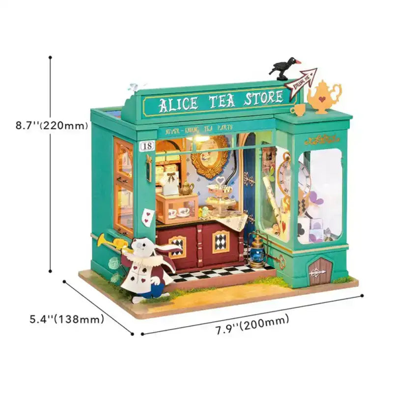 Casa Miniatura Tienda de Té de Alice - 2024