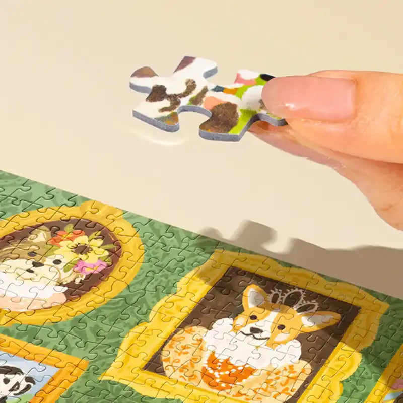 Jigsaw Rompecabezas Doggie Art Gallery - 2025