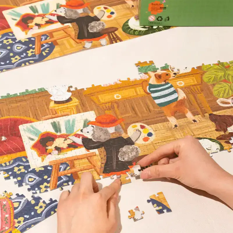 Jigsaw Rompecabezas Doggie Art Gallery - 2025